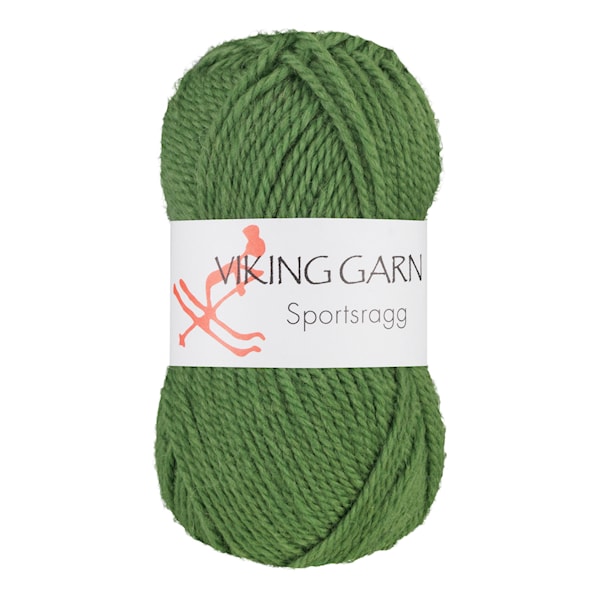 Sportsragg 50 g gønn 533 Viking Garn