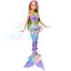 Barbie Blooming Magic Purple Mermaid -muotinukke