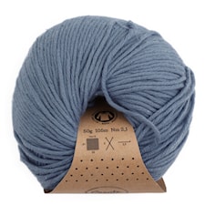 Adlibris Organic Cotton, 50 g, Medium Blue A403
