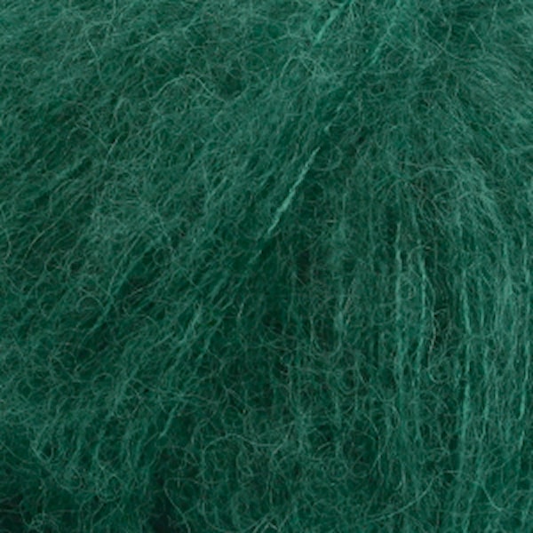 Drops Brushed Alpaca Silk Uni Colour Garn 25 g skogsgrön 11