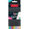 Black Edition Färgpennor Pastell + Neon 12-p, Faber-Castell