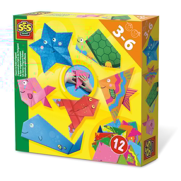 Pysselset Jag lär mig vika origami SES Creative - pysselkit för barn Pysselset Jag lär mig vika origami SES Creative - pysselkit för barn