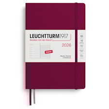 Weekly Planner & Notebook 2026 A5 Port Red Leuchtturm1917