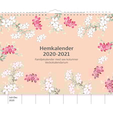 Väggkalender 20-21 Burde Hemkalendern