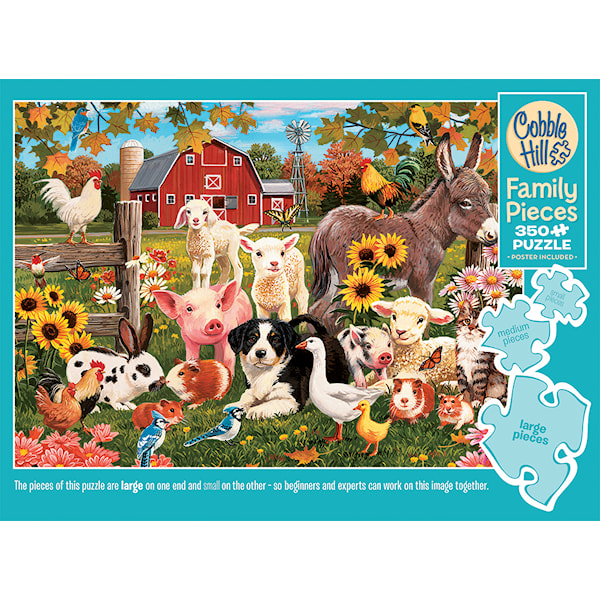 Pussel Family Farm (Family) 350 bitar, Cobble Hill