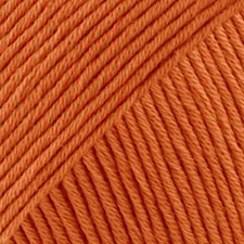 Safran Garn Bomull 50 g apelsin 28 Drops