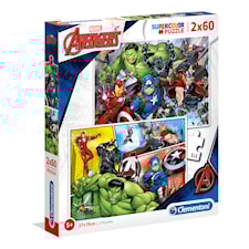 Avengers Pussel 2x60 bitar Clementoni