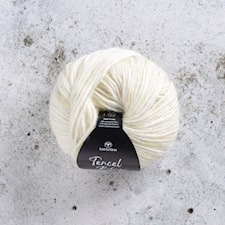 Tencel Blow Alpacka mix garn 50g Verdant Pixels 100 Svarta Fåret