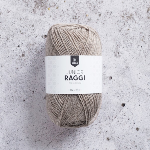 Junior Raggi Garn Ullmiks 50 g Barley Järbo