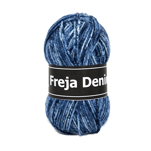 Svarta Fåret Freja Denim lanka akryyli 50g sininen 603