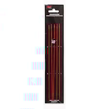 Strumpstickor 15 cm/2,5 mm Röd 5 st Järbo