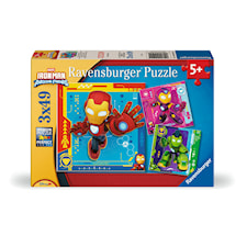 Iron Man & His Awesome Friends Pussel 3x49 Bitar, Ravensburger