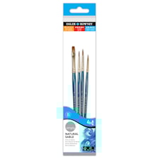 Sable Pensel Set 4-Pack Daler-Rowney Simply