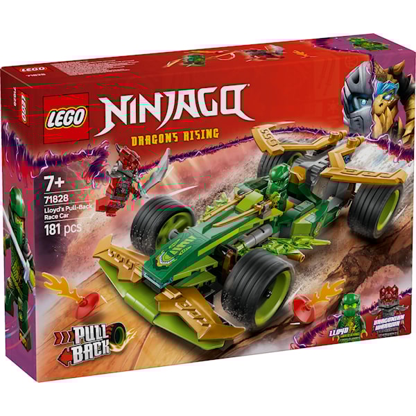 LEGO Ninjago 71828 Lloyds pullback-racerbil -  Byggesett - Plast