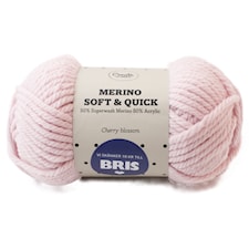 Adlibris BRIS Merino Soft & Quick Garn Ullmix 150g Cherry Blossom A165