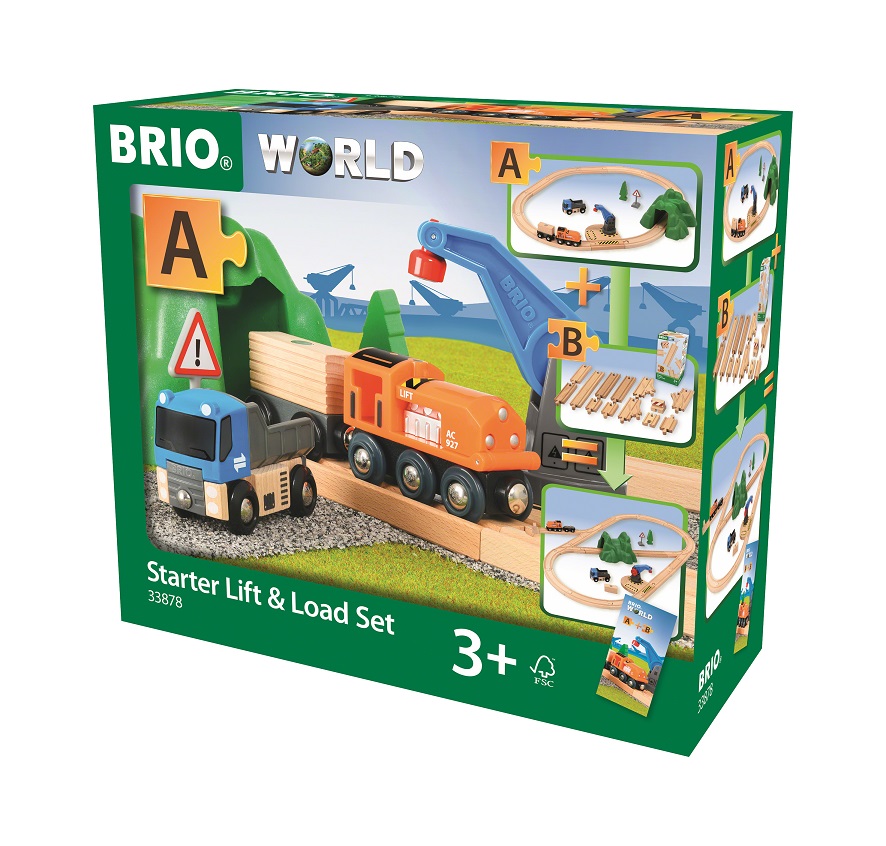 BRIO World - 33878 Lift and Load -aloitussetti, Brio