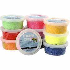 Foam Clay® , ass. farger, 10x35 g/ 1 pk.