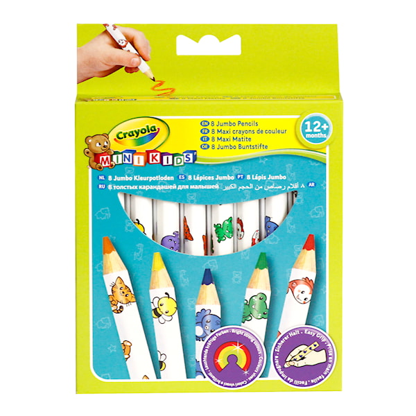 Ritpenna Jumbo Barn Från 12mån Crayola 8-pack
