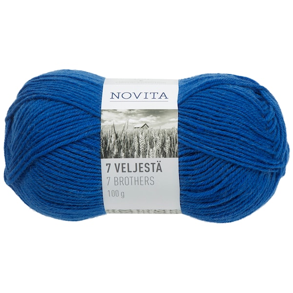 Novita 7 Bröder Garn Ullmix 100 g, himmel 124