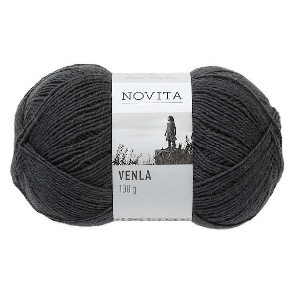 Novita Venla Lanka Villasekoite 100 g, hiili 499