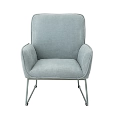 Loungestol, Polyester, L52 x H64 x W48 cm, Blå, Bloomingville