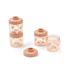 Dominique Tritan Snacksboxar 100 ml 4-Pack Sweethearts/Pale tuscany Liewood