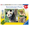 Panda Lion And Tiger Pussel 3x49 bitar Ravensburger