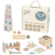 Lek og lær boks 12-18 måneder Jabadabado