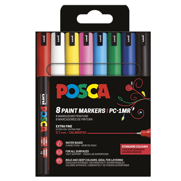 Posca Marker Set 8-p basf&auml;rger