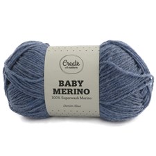 Baby Merinoull Garn 50 g Denim Blue A029 Adlibris
