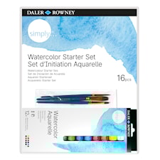 Daler-Rowney Akvarellivärit, Aloituspakkaus 16-pack