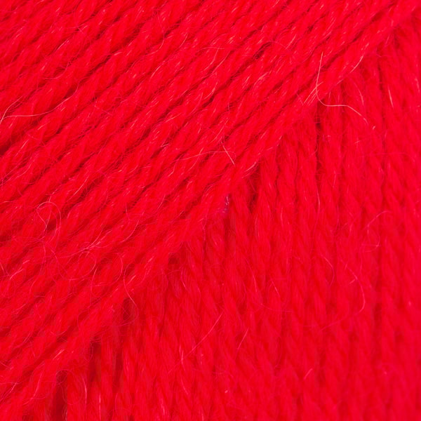 Flora Mix Garn Ullmiks 50 g Hot Red 033 Drops