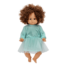 Lillan Nukke Tummat Hiukset 36 cm Micki