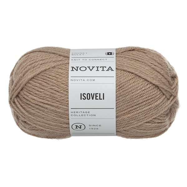 Isoveli Garn Ullmiks 100 g Sandbanke 618 Novita