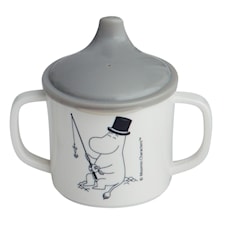 Spillfri mugg med handtag, Mumin Grå, Rätt Start