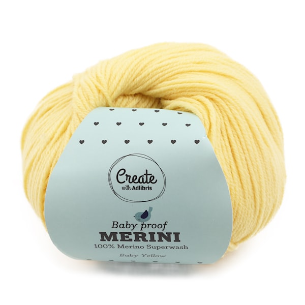 Adlibris Merini 50g Baby Yellow A364