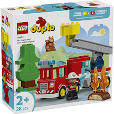 Brandbil med slang och brandman LEGO DUPLO Town (10473)
