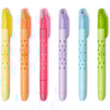 Överstrykningspennor Raderbara 6-pack Legami