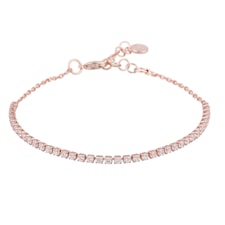 Snö of Sweden Clarissa small stone brace rosé/clear