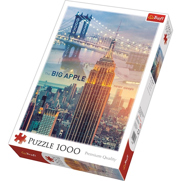 New York, Puslespill, 1000 brikker, Trefl