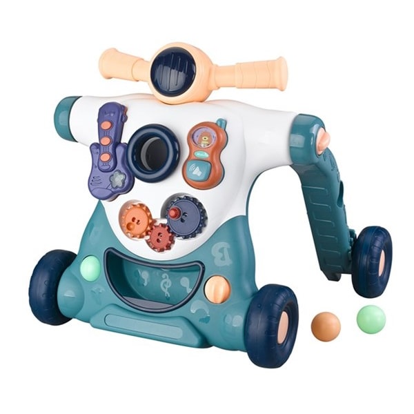 ActiSteps by BabyDan – 4-in-1 Baby Activity Walker Blue
