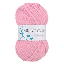 Hobbygarn 50 g Ljusrosa 964 Viking Garn