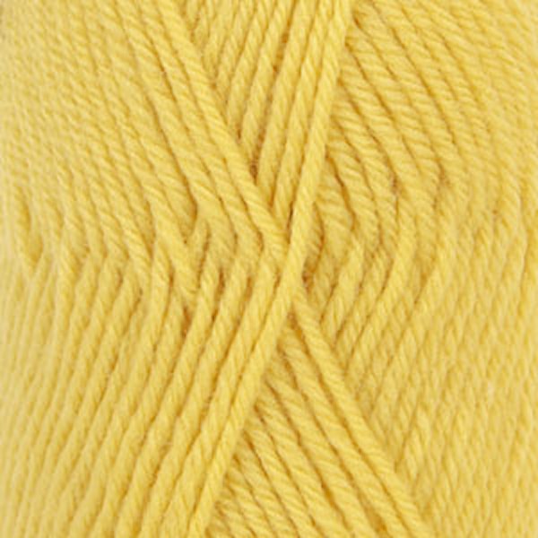 Drops Karisma Uni Colour Garn Ullgarn 50g Lemon Punch 79