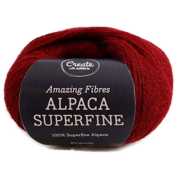 Adlibris Alpaca Superfine 50g Burgundy A213