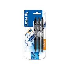 Bläckpenna Pilot Frixion Clicker 3-Pack Svart