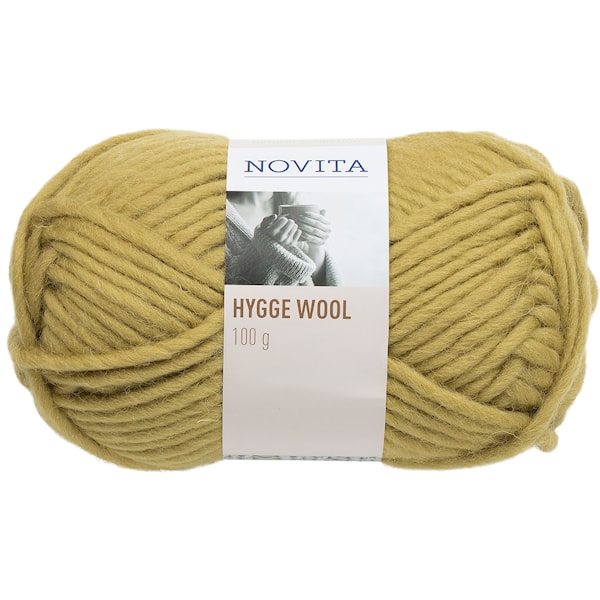 Novita Hygge ullgarn, vitmossa 333