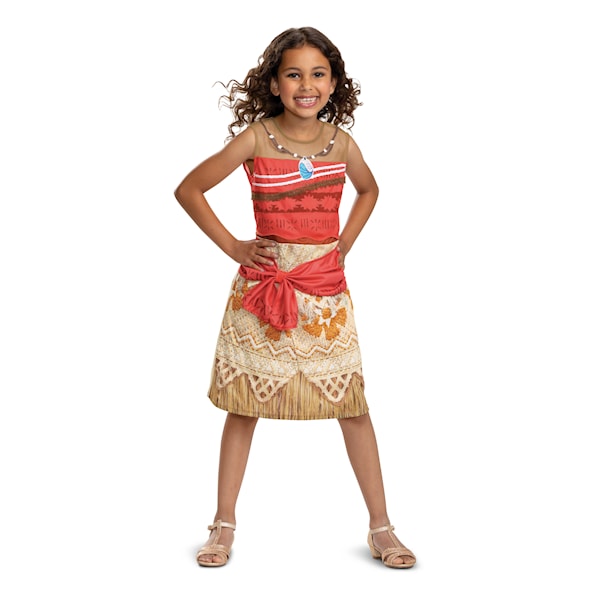 Disguise Disney Princess Maskeraddräkt Vaiana XS (3-4)