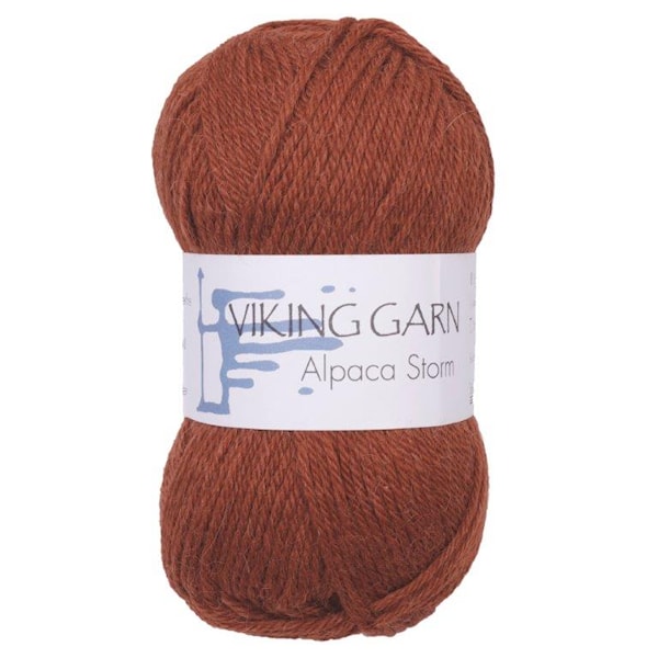 Viking of Norway Alpaca Storm Garn Alpackamix 50g Rost 552