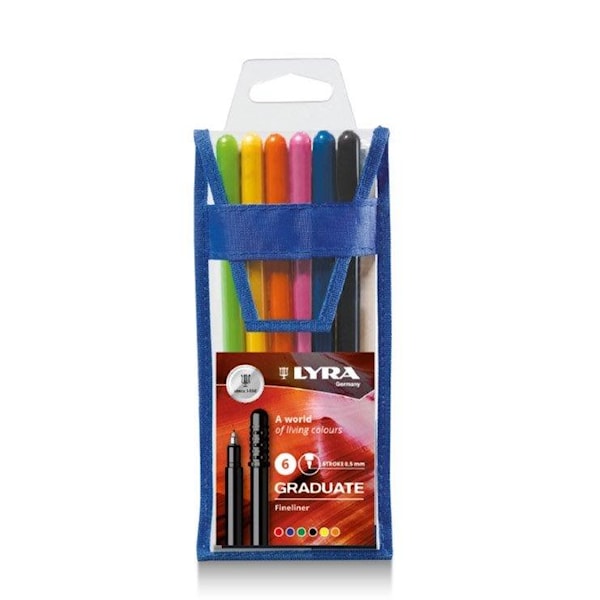 Lyra Graduate Fineliner 6-pack