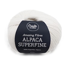 Adlibris Alpaca Superfine, 50 g, White A233